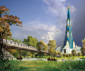 Upcoming major hindu temple in India